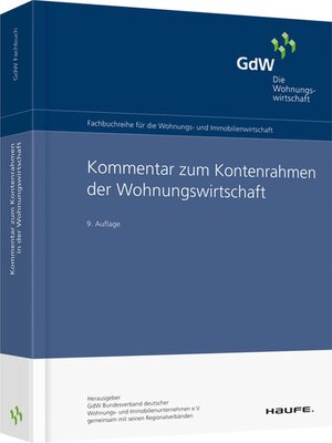 cover image of Kommentar zum Kontenrahmen der Wohnungswirtschaft